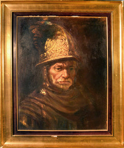 Vintage Original Oil on Canvas, Portrait