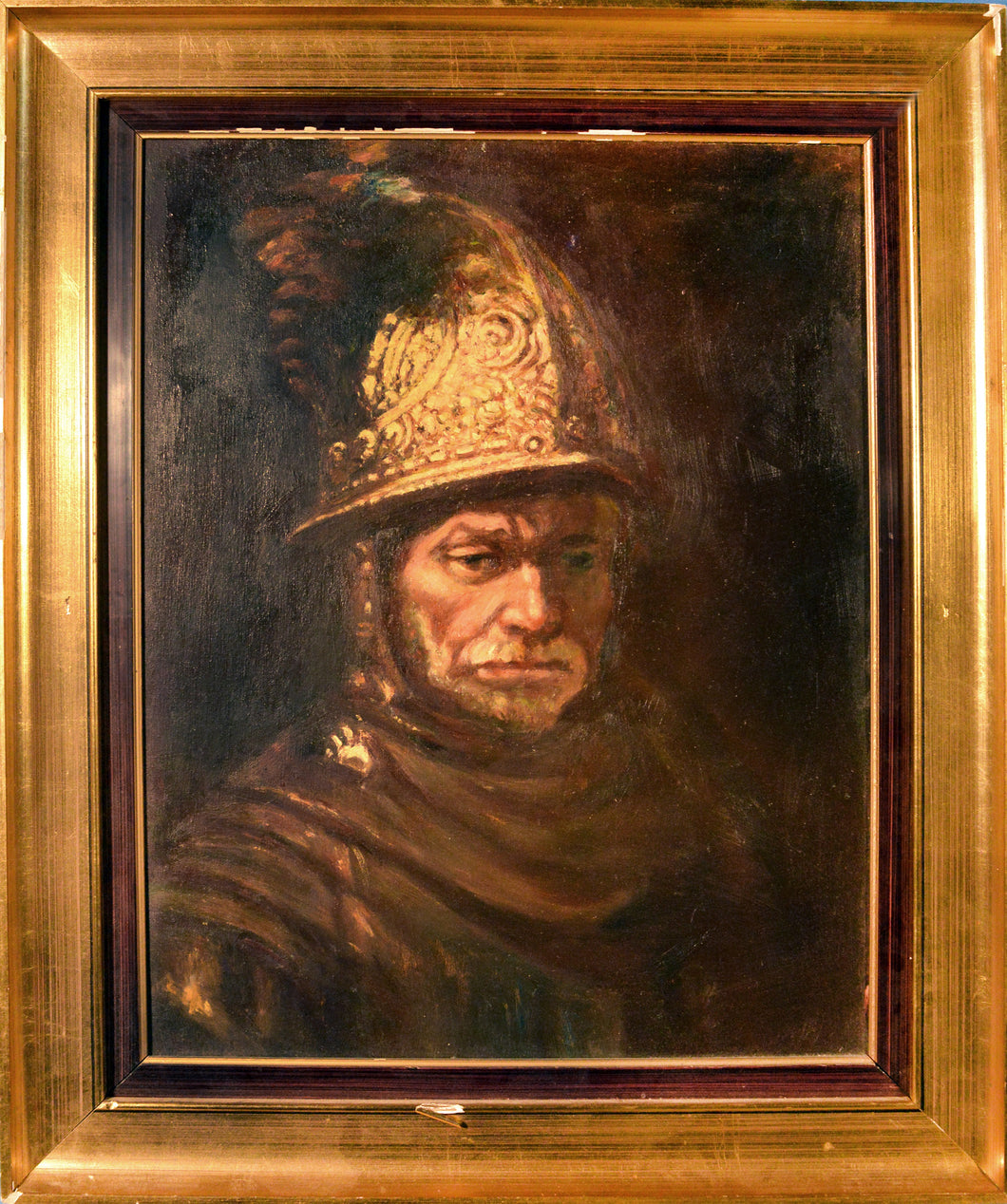 Vintage Original Oil on Canvas, Portrait