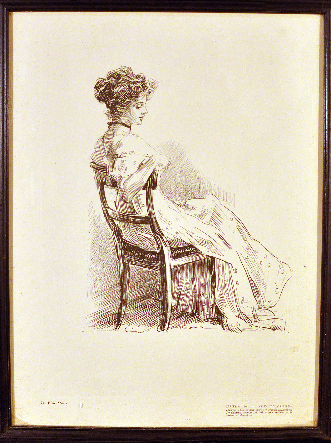 Collectible Portrait of Lady by Gibson