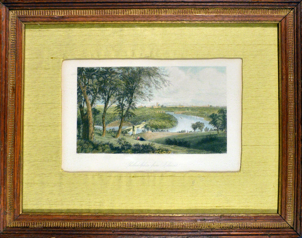 Vintage Lithograph of Landscape by Thayer George