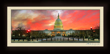 Load image into Gallery viewer, Spectacular Sunset Photo of The U.S. Capitol