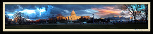 The U.S Capitol Sunset From East Side Panoramic on Canvas