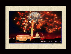 The Washington D.C. Fireworks - 4th of July