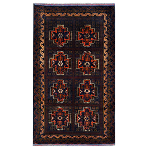 Red Afghan Baluchi Tribal Rug