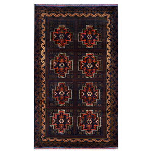 Red Afghan Baluchi Tribal Rug