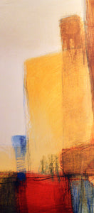 Gold City Escape Modern Art Print