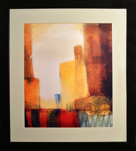 Gold City Escape Modern Art Print