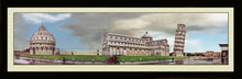 Load image into Gallery viewer, Beautiful Panoramic View Of The Leaning Tower of Pisa &amp; Church In Italy