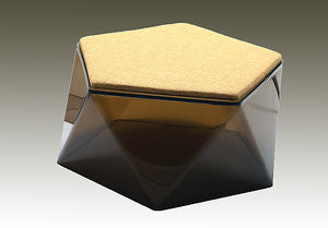 Acrylic Pentagonal Ottoman