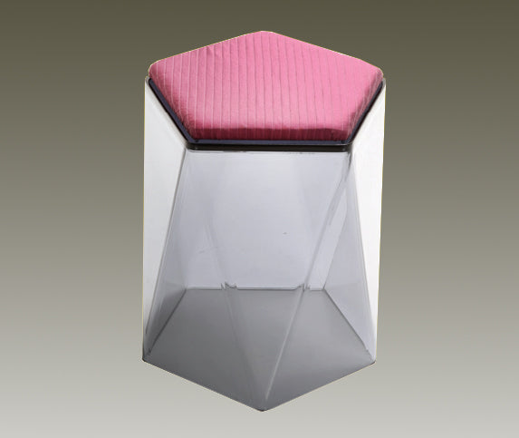 Acrylic Pentagonal Stool