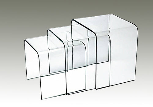 Acrylic Set of Three Try Tables