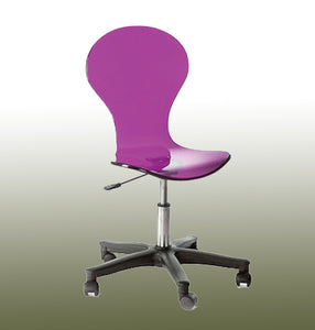 Acrylic Pink  Question Marc Office Chair