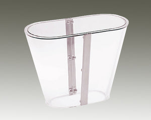 Acrylic Ova Side Console