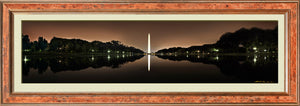 Panoramic View of the Washington Monument at Night
