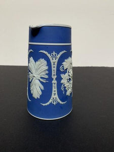 Vintage Blue Wedgwood Ceramic Pitcher