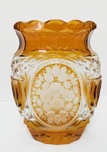 Vintage Crystal European Vase
