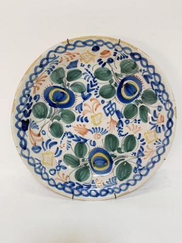 Vintage European Hand Painted Plate